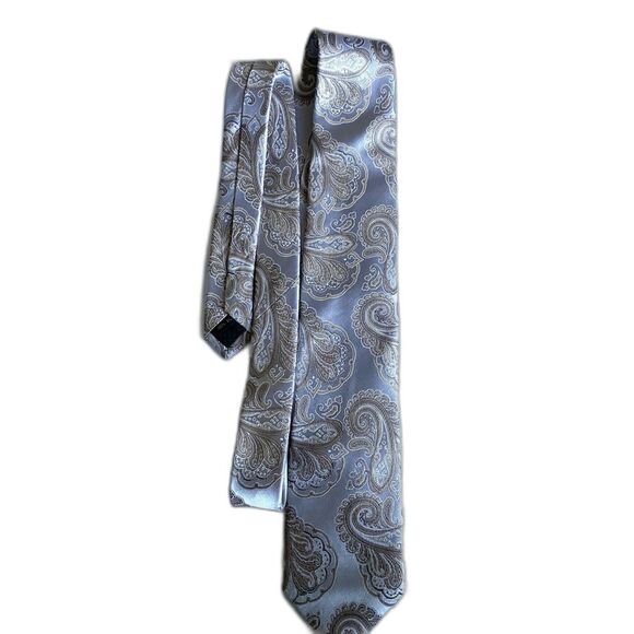 Zianetti Italian Silk Paisley Tie Luxury Designer Neckwear Classic Gift Idea - Picture 6 of 6